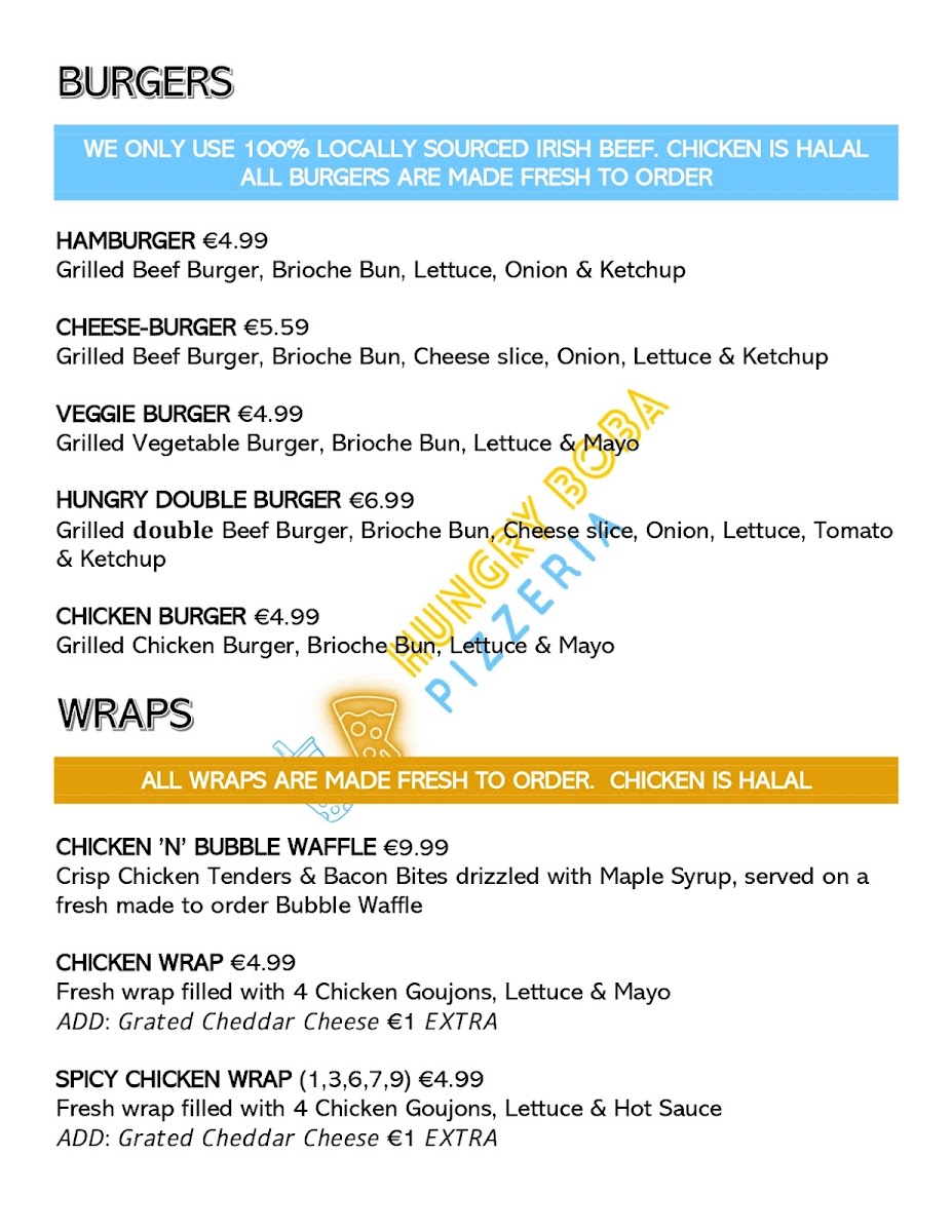 Menu Hungry Boba Pizzeria-3